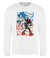 Світшот Sonic and shadow Білий фото