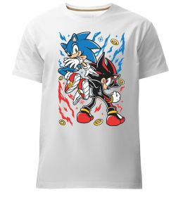 Чоловіча преміум футболка Sonic and shadow