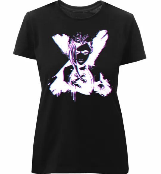 Жіноча преміум футболка Jinx Abberation Чорний фото