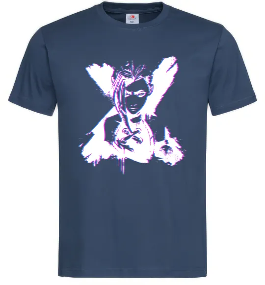 Чоловіча футболка Jinx Abberation Темно-синій фото