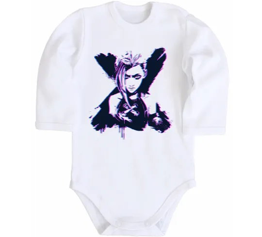 Дитячий бодік Jinx Abberation Білий фото