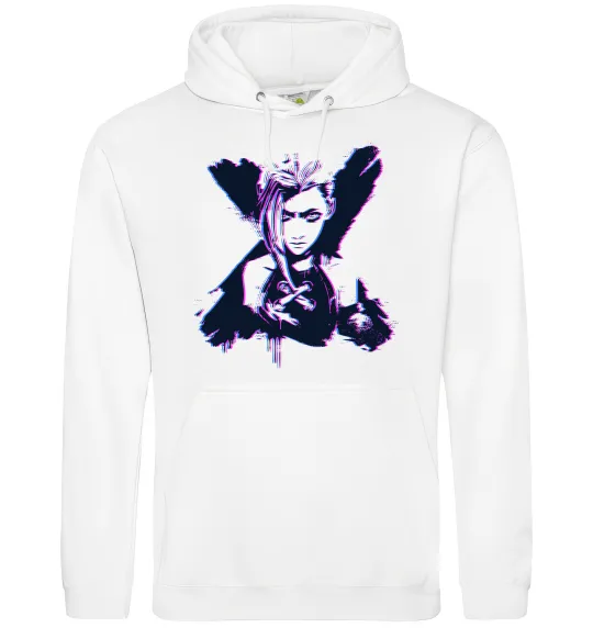 Жіноча толстовка (худі) Jinx Abberation Білий фото