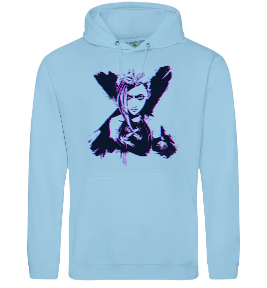 Жіноча толстовка (худі) Jinx Abberation Блакитний фото
