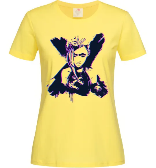 Жіноча футболка Jinx Abberation Лимонний фото