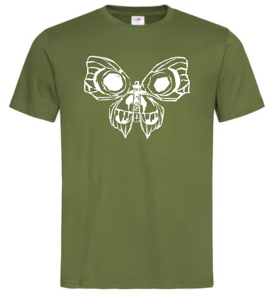 Чоловіча футболка Arcane butterfly Оливковий фото