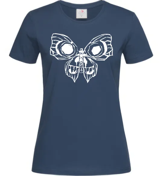 Жіноча футболка Arcane butterfly Темно-синій фото