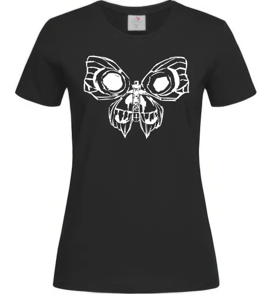 Жіноча футболка Arcane butterfly Чорний фото