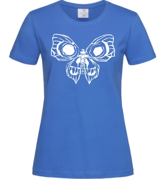 Жіноча футболка Arcane butterfly Яскраво-синій фото