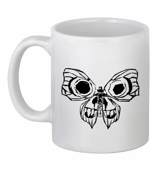 Чашка керамічна Arcane butterfly Білий фото