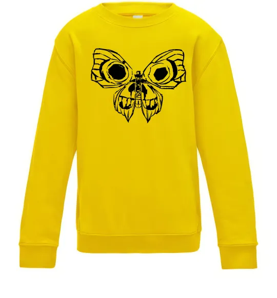 Дитячий світшот Arcane butterfly Сонячно жовтий фото