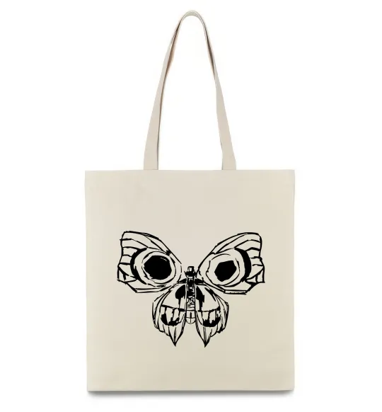 Еко-сумка Arcane butterfly Бежевий фото