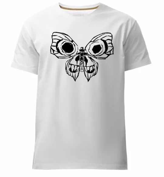 Чоловіча преміум футболка Arcane butterfly Білий фото