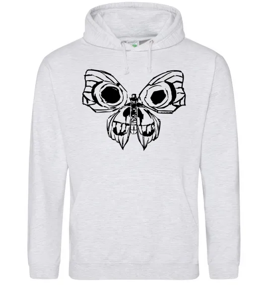 Чоловіча толстовка (худі) Arcane butterfly Сірий меланж фото