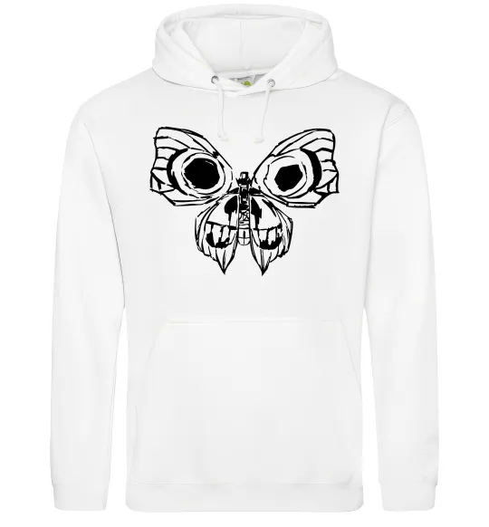 Жіноча толстовка (худі) Arcane butterfly Білий фото