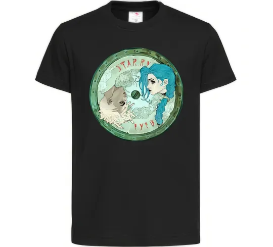 Дитяча футболка Jinx x Ekko Чорний фото