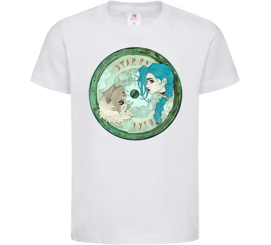 Дитяча футболка Jinx x Ekko Білий фото