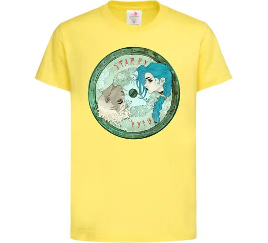 Дитяча футболка Jinx x Ekko Лимонний фото