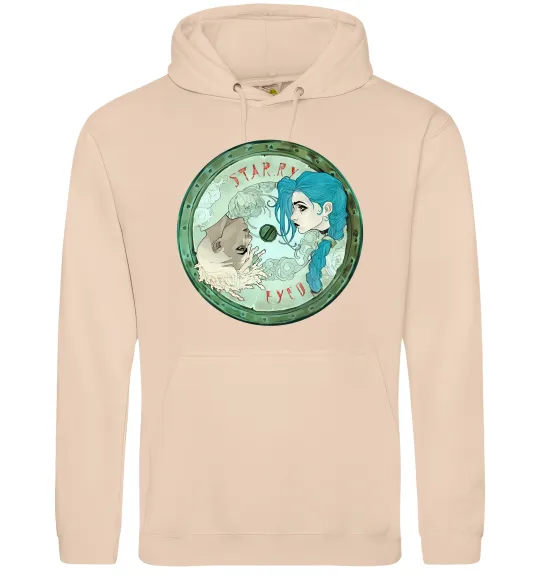 Чоловіча толстовка (худі) Jinx x Ekko Пісочний фото