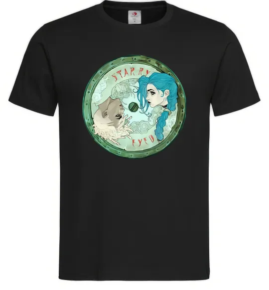 Чоловіча футболка Jinx x Ekko Чорний фото