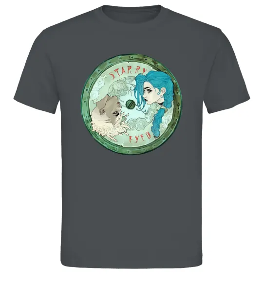 Чоловіча футболка Jinx x Ekko Графіт фото