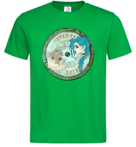 Чоловіча футболка Jinx x Ekko Зелений фото