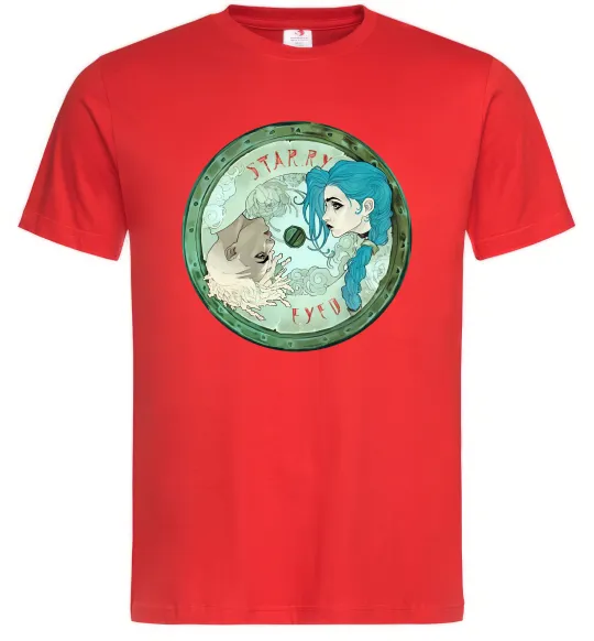 Чоловіча футболка Jinx x Ekko Червоний фото