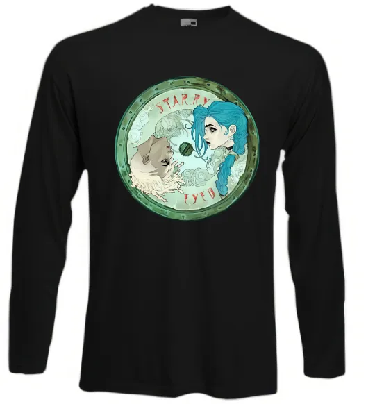 Лонгслів Jinx x Ekko Чорний фото