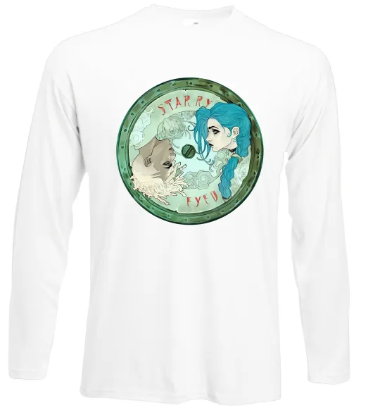 Лонгслів Jinx x Ekko Білий фото