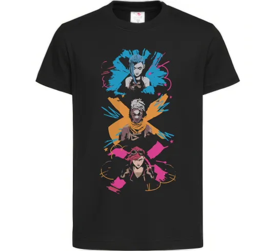 Дитяча футболка Ekko Jinx Vi Чорний фото