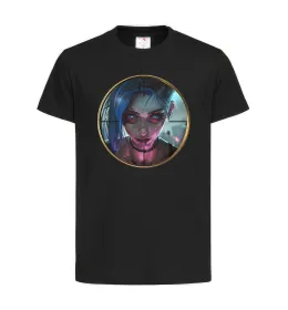 Детская футболка Аркейн Jinx Черный фото