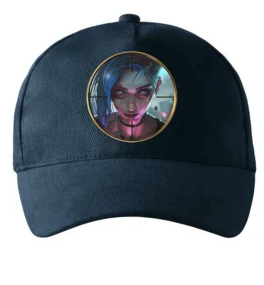 Кепка Аркейн Jinx Темно-синій фото