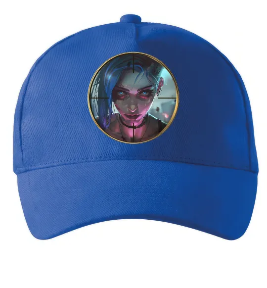 Кепка Аркейн Jinx Яскраво-синій фото