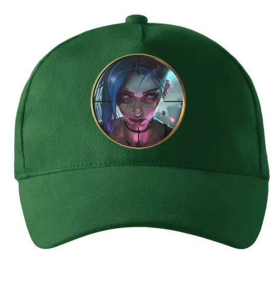 Кепка Аркейн Jinx Темно-зелений фото