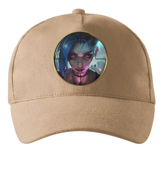 Кепка Аркейн Jinx Пісочний фото