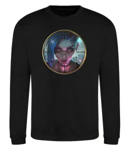 Світшот Аркейн Jinx Чорний фото