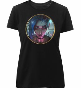 Жіноча преміум футболка Аркейн Jinx Жіноча преміум футболка Аркейн Jinx