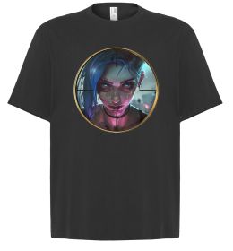 Футболка Оверсайз Аркейн Jinx Футболка Оверсайз Аркейн Jinx