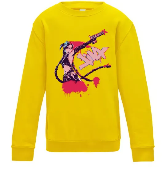 Дитячий світшот Jinx art Сонячно жовтий фото