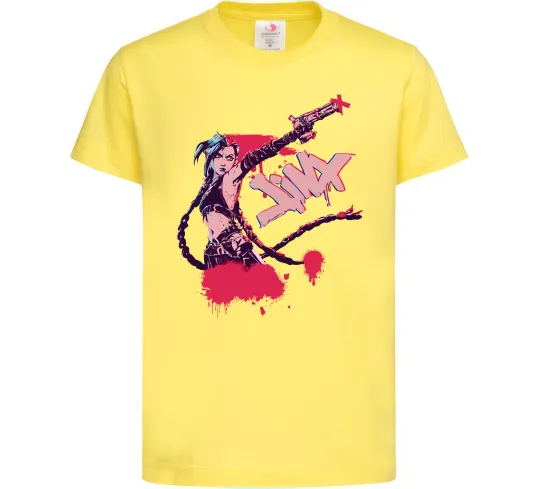 Дитяча футболка Jinx art Лимонний фото