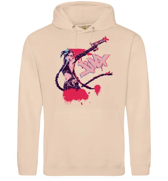 Чоловіча толстовка (худі) Jinx art Пісочний фото