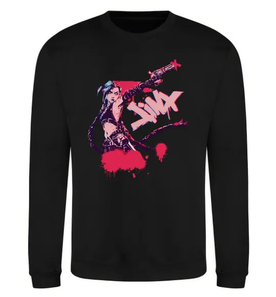 Світшот Jinx art Чорний фото