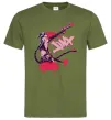 Чоловіча футболка Jinx art Оливковий фото