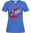 Жіноча футболка Jinx art Яскраво-синій фото