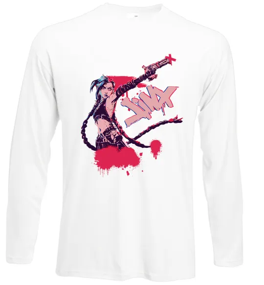 Лонгслів Jinx art Білий фото