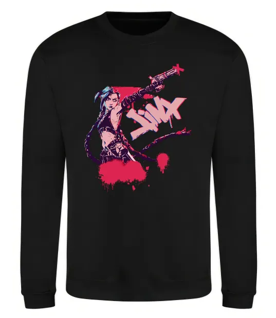 Світшот Jinx art Чорний фото