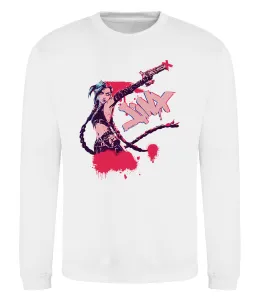 Світшот Jinx art Білий фото