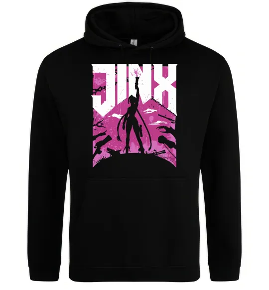 Чоловіча толстовка (худі) Jinx Чорний фото