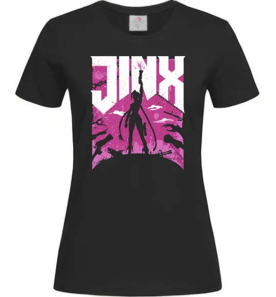 Жіноча футболка Jinx Чорний фото
