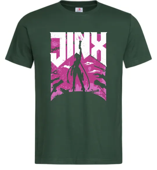 Чоловіча футболка Jinx Темно-зелений фото