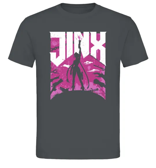 Чоловіча футболка Jinx Графіт фото